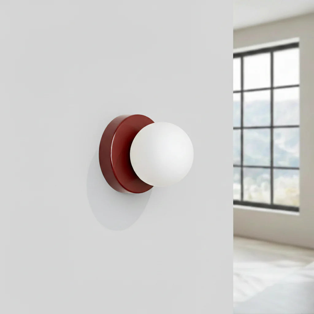 Applique-Murale-rouge-noka-Boule-Nordique-chambre-zoom