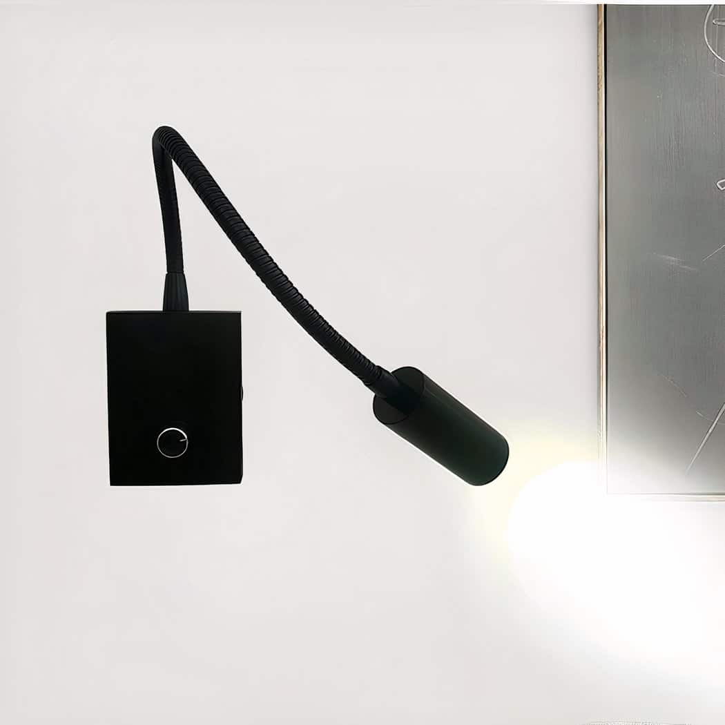 Applique murale liseuse avec bouton de réglage d’intensité