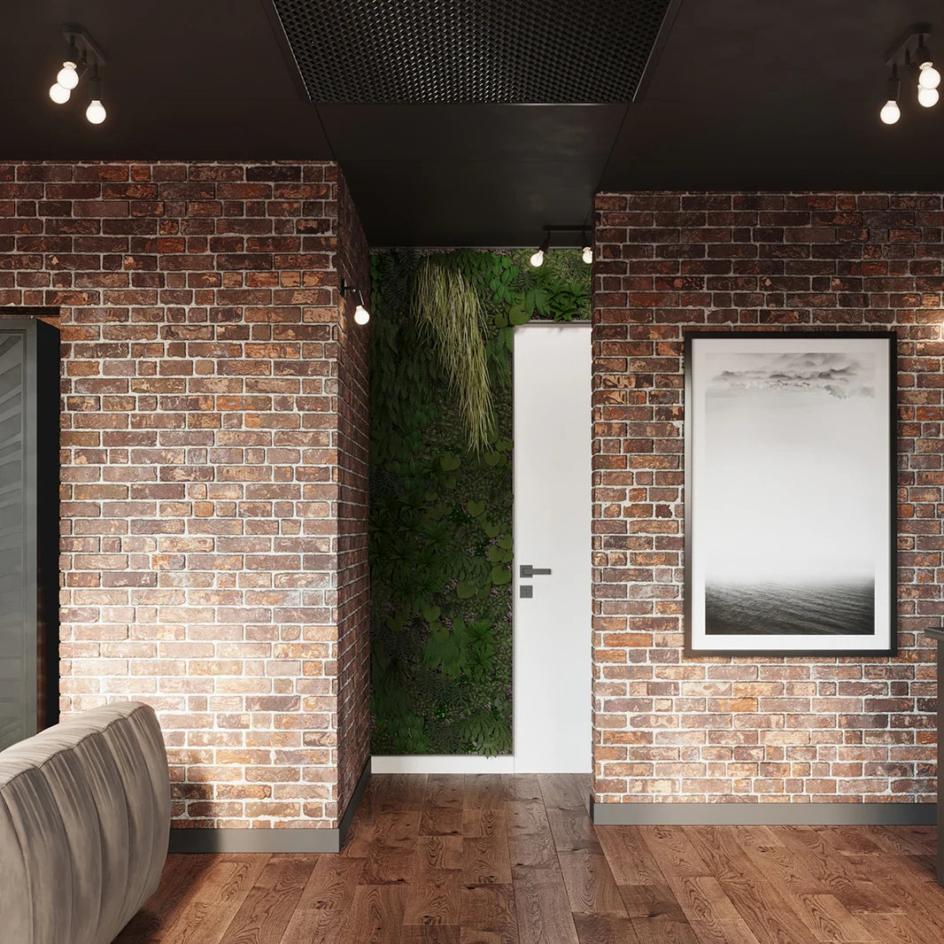 applique-murale-orientable-iris-sur-mur-salon-brique