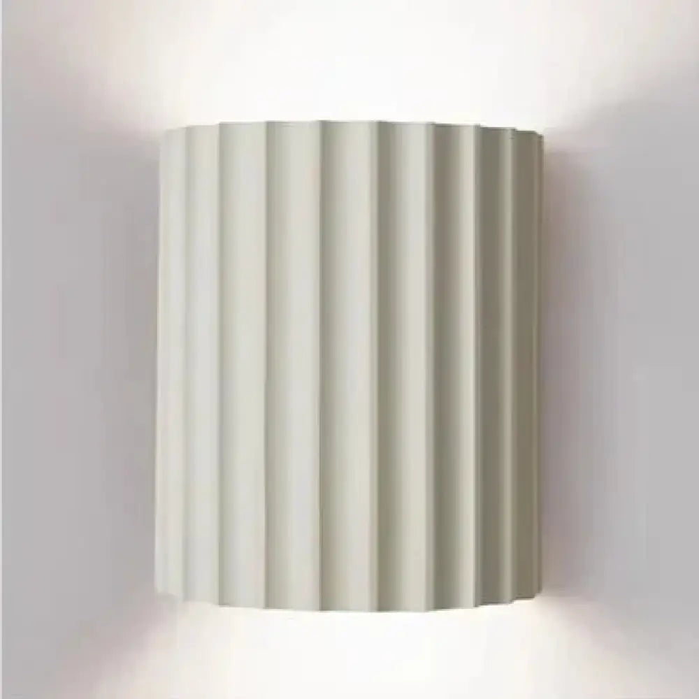 Applique Murale Striée Blanc Chambre